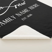 Eternal Us – Mr & Mrs シェルパブランケット (3/4)