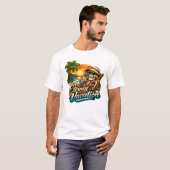 Eternal Vacation – Tropical Skeleton Basic T-Shirt Tシャツ (正面フル)