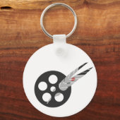 EternalFeather円形キーチェーン キーホルダー (正面)