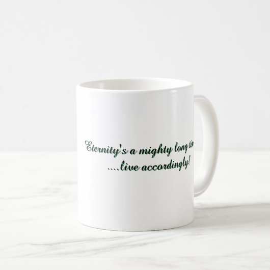 Eternity Classic Mug, 11 oz コーヒーマグカップ (正面右)