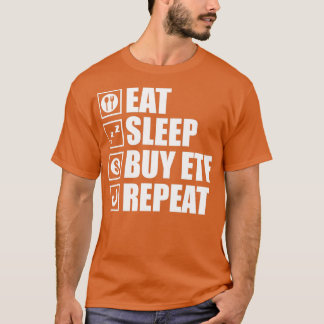 ETFおもしろいことわざス食べプイETFs Tシャツ