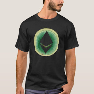 ETH Ethereumコイン暗号通貨 Tシャツ