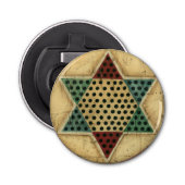 Ethanのハープ奏者によるヴィンテージの中国のなチェッカーボード 栓抜き (正面)