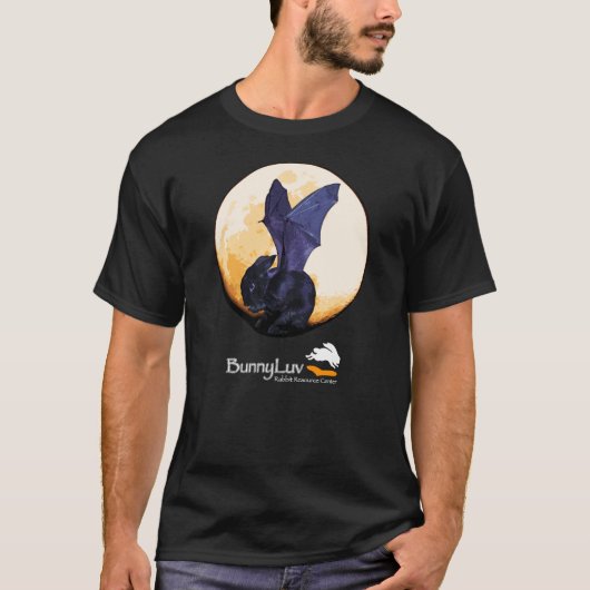 Ethanを特色にするBunnyLuvハロウィンのワイシャツ Tシャツ (正面)