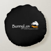 Ethanを特色にするBunnyLuvハロウィンの枕 ラウンドクッション (裏面)