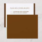 EthanエリオットRSVPカード 出欠カード (正面/裏面)