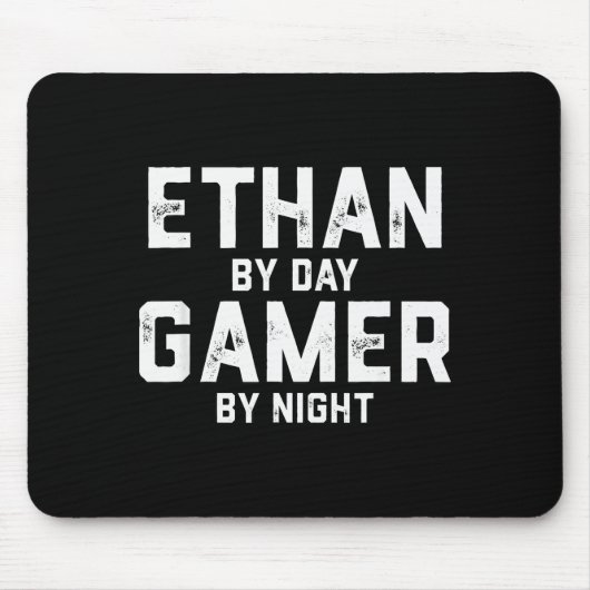 Ethan Gamer Halloween Gaming Costume For Men Named マウスパッド (正面)