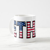 Ethan Name Vorname USA styled Tasse Kaffeetasse コーヒーマグカップ (正面左)