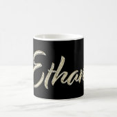 Ethan Name whitegold Tasse Teetasse Kaffeetasse コーヒーマグカップ (中央)