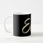 Ethan Name whitegold Tasse Teetasse Kaffeetasse コーヒーマグカップ (左)