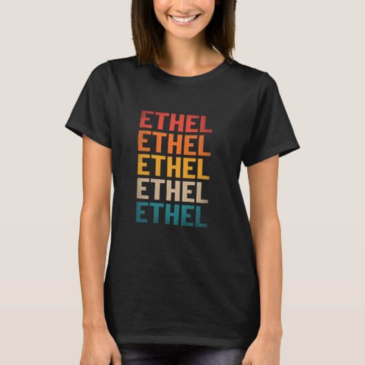 EthelファーストネームShirtヴィンテージEthelネーム Tシャツ (正面)
