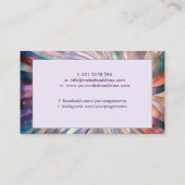 Etherealつながり – 宇宙エネルギーフロー 名刺 (裏面)