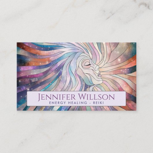 Etherealつながり – 宇宙エネルギーフロー 名刺 (正面)