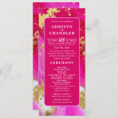 Etherealエレガンス:ホットピンクインスパイアグア結婚ス プログラム (正面/裏面)