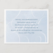 Etherealクラウドブルースカイスクリプトウォーターカラーホテル エンクロージャーカード (正面)