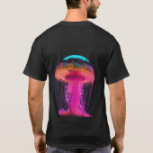 Etherealクラゲの輝き – 海洋生物👕 tシャツ (裏面)