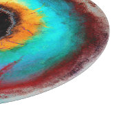 Etherealコズミックアイモノグラム鮮やか抽象芸術アート カッティングボード (角)