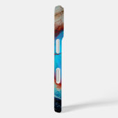 Etherealコズミックアイモノグラム鮮やか抽象芸術アート Case-Mate iPhoneケース (裏面 / 右)