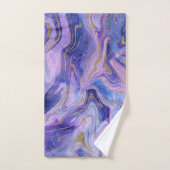 Etherealコットンキャンディマーブルウォーターカラーファンタジー バスタオルセット (ハンドタオル)