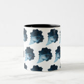 Etherealシーシェルベクトルデザイン ツートーンマグカップ (中央)