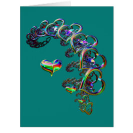 Etherealハートグリーティングカード