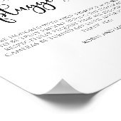 Etherealフローラのプラグを抜いた式のサイン ポスター (角)