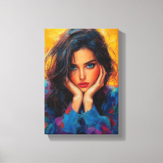 Etherealフローラ美しい – ソフトドリーミーアート キャンバスプリント