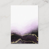Etherealミストグラデーションアメジストムーディ結婚ーズ詳細 エンクロージャーカード (裏面)