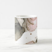 Etherealムーディピンクブラック金ゴールドインキーファンタジーグラム コーヒーマグカップ (中央)