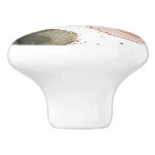 Etherealムーディピンクブラック金ゴールドインキーファンタジーグラム セラミックノブ (側面)