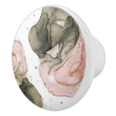 Etherealムーディピンクブラック金ゴールドインキーファンタジーグラム セラミックノブ (右)