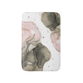 Etherealムーディピンクブラック金ゴールドインキーファンタジーグラム バスマット (正面縦)