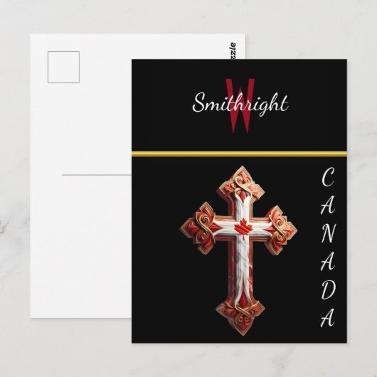 Ethereal十字飾り壁 ポストカード (正面/裏面)