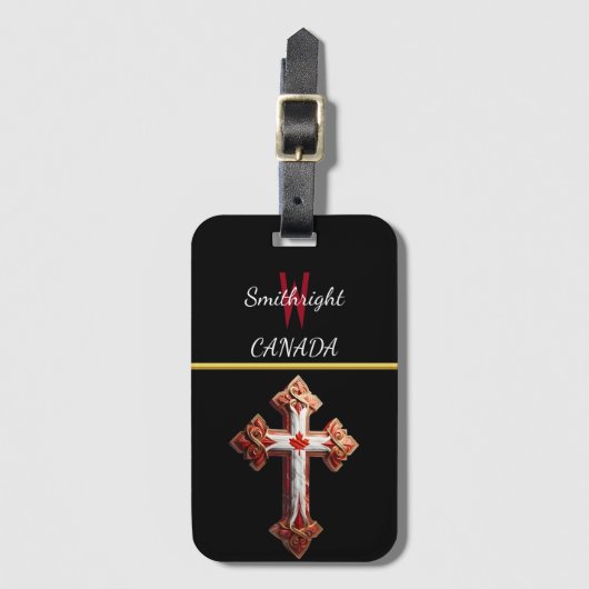 Ethereal十字飾り壁 ラゲッジタグ (正面縦)