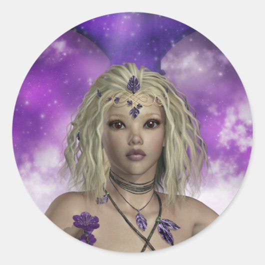 Ethereal妖精のシール ラウンドシール (正面)