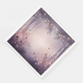 Ethereal妖精ライトフォレストディナーナプキンズ (コーナー)