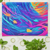 Ethereal幽霊の創造 キッチンタオル (折り畳み)