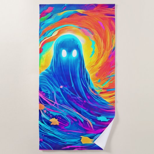 Ethereal幽霊の創造 ビーチタオル (正面)