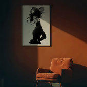 Ethereal彫刻:モノクロアヴァンギャルドポルトライ ポスター