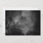 Ethereal水色ブラックムーディハロウィーンゴシック セーブザデート (裏面)