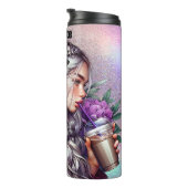 Ethereal編組フローラコーヒーシップ タンブラー (回転右)