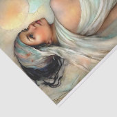 Ethereal美しいポートレートの分離 薄葉紙 (詳細)