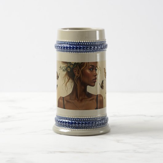 Ethereal美しい開花 ビールジョッキ (中央)