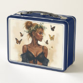 Ethereal美しい開花 メタルランチボックス (裏面)