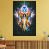 Ethereal美しい_Arsencia_Golden Setrenキャンバスプリント キャンバスプリント (インサイチュ (リビング))