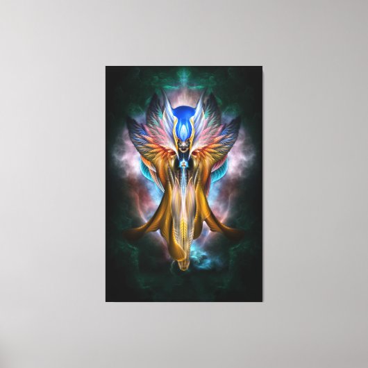 Ethereal美しい_Arsencia_Golden Setrenキャンバスプリント キャンバスプリント (正面)