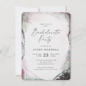 Ethereal藤ライトパープルバチェロレッテ 招待状 (正面)