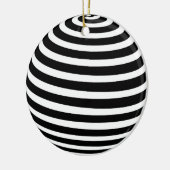 Ethereal調和:抽象芸術球 セラミックオーナメント (左)