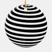 Ethereal調和:抽象芸術球 セラミックオーナメント (裏面)