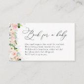 Ethereal赤面ピンクローゼズブックスフォーベビー エンクロージャーカード (正面)